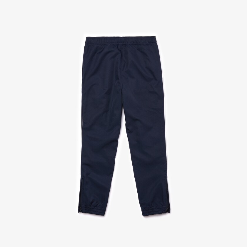 Calças De Treino Lacoste Criança Azul Marinho Azuis Branco SPORT Piped Lightweight SJ7-56365O7