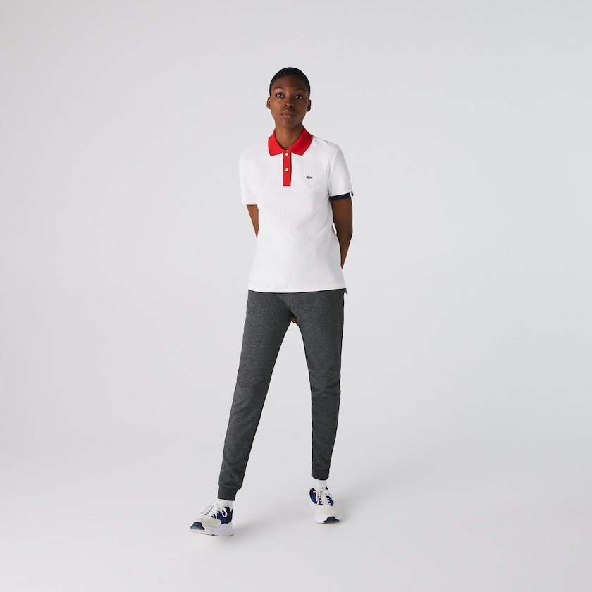 Calças De Treino Lacoste Feminino Cinzentas SPORT Tennis Fleece KS4-50965F8