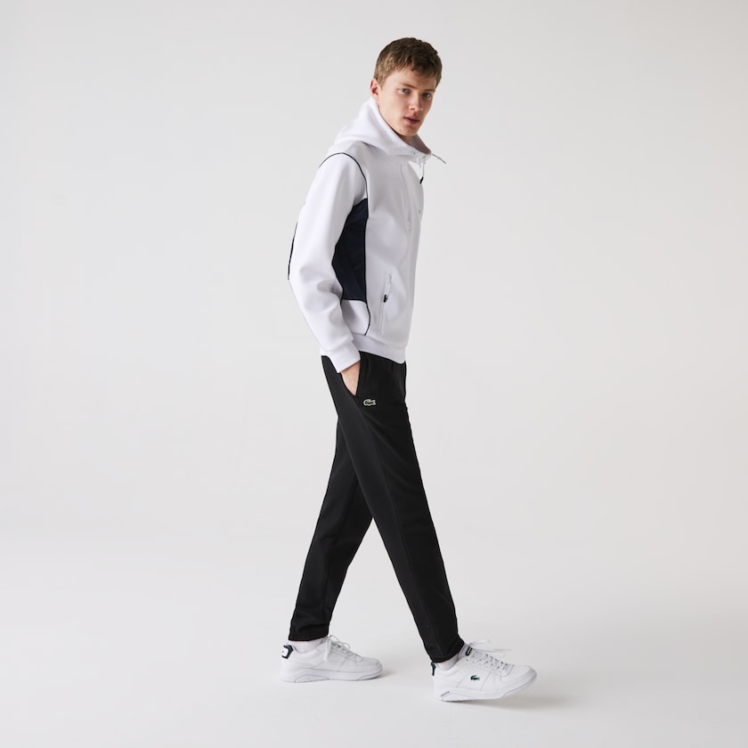 Calças De Treino Lacoste Masculino Pretas SPORT Tennis in fleece PR7-82138M4