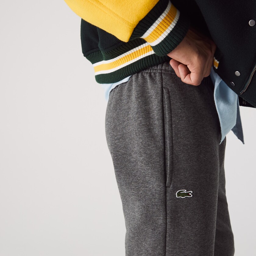 Calças De Treino Lacoste Masculino Cinzentas SPORT Tennis in fleece NM4-43244F4