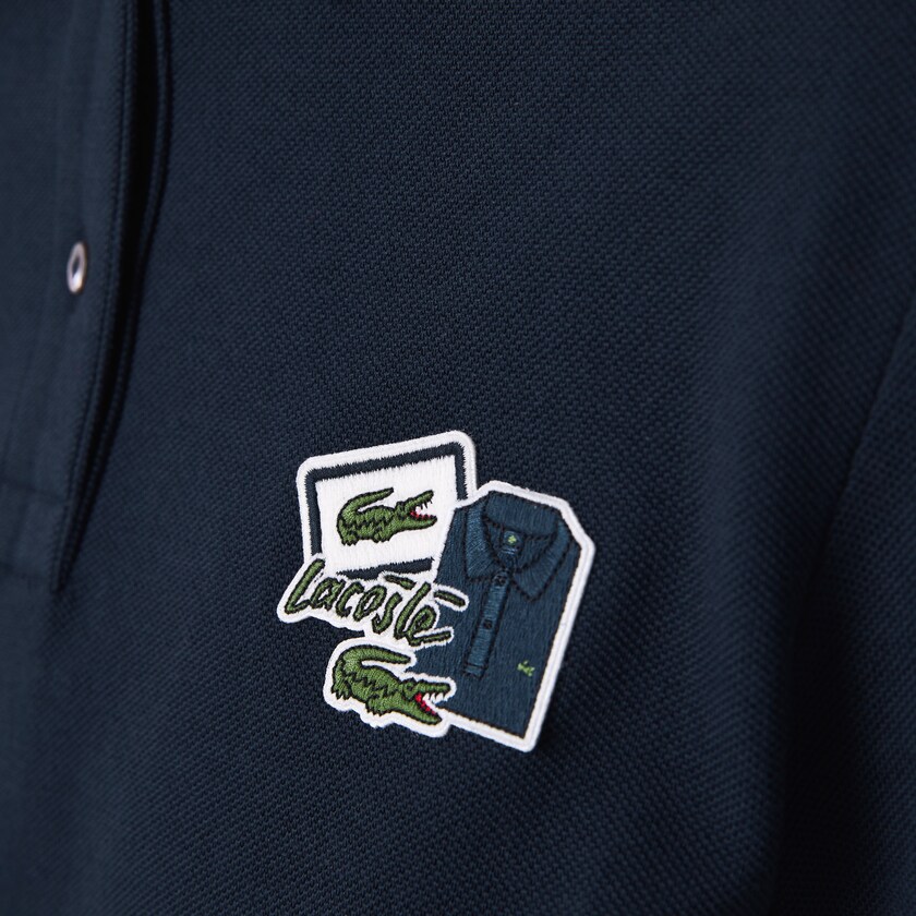 Vestido Lacoste Feminino Azul Marinho Azuis Badge Polo FT9-32803N8