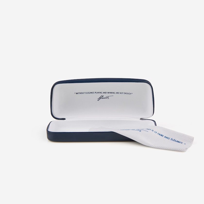 Óculos de Sol Lacoste Feminino Azuis Pilot Shape Metal Ultra-Thin IU9-30513L1