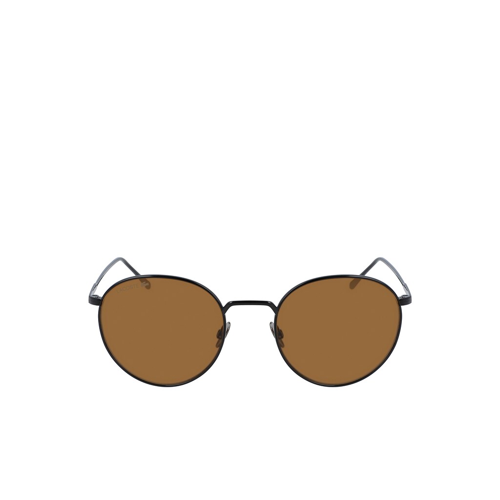 Óculos de Sol Lacoste Masculino Pretas Round Metal Ultra-Thin RH3-86148L1