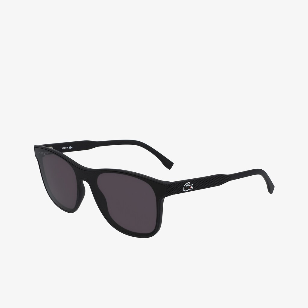Óculos de Sol Lacoste Masculino Pretas Shield Plastic L.12.12 JP6-57755J3